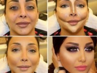 Лица после макияжа изображение