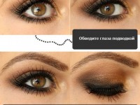 Макияж тенями изображение поэтапно