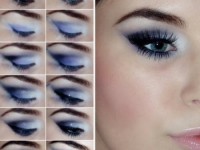 Макияж для серых глаз изображение пошагово