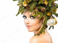 Макияж на рождество изображение
