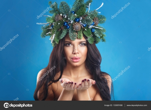 Макияж снежинки изображение