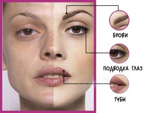 Изображение разные макияжи